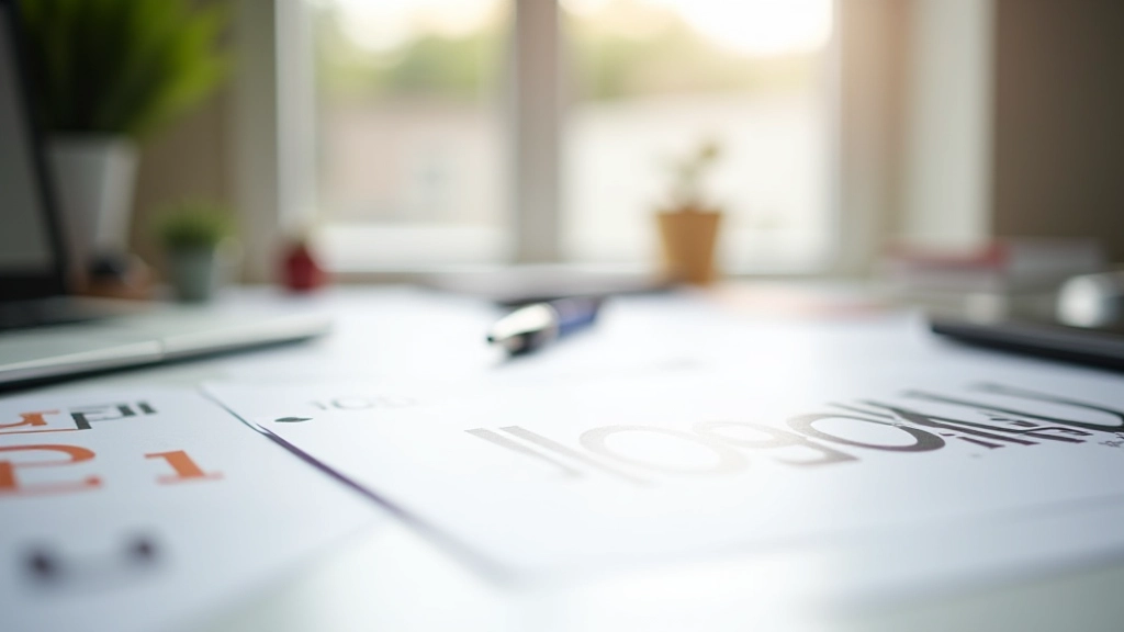 Documentos de design com várias combinações tipográficas lado a lado em um espaço de trabalho