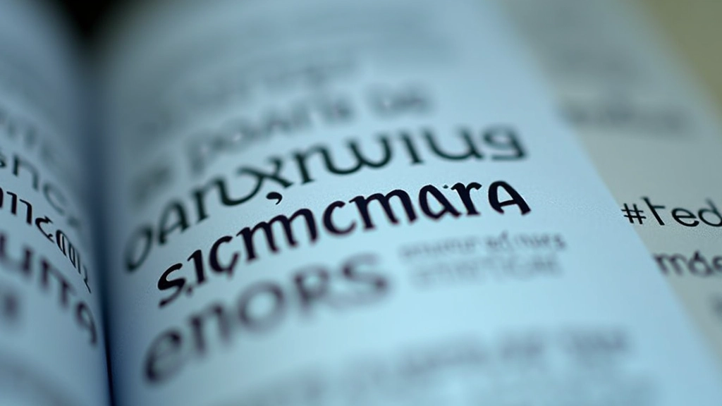 Detalhe de tipografia web com fontes bem emparelhadas e espaçamento ideal